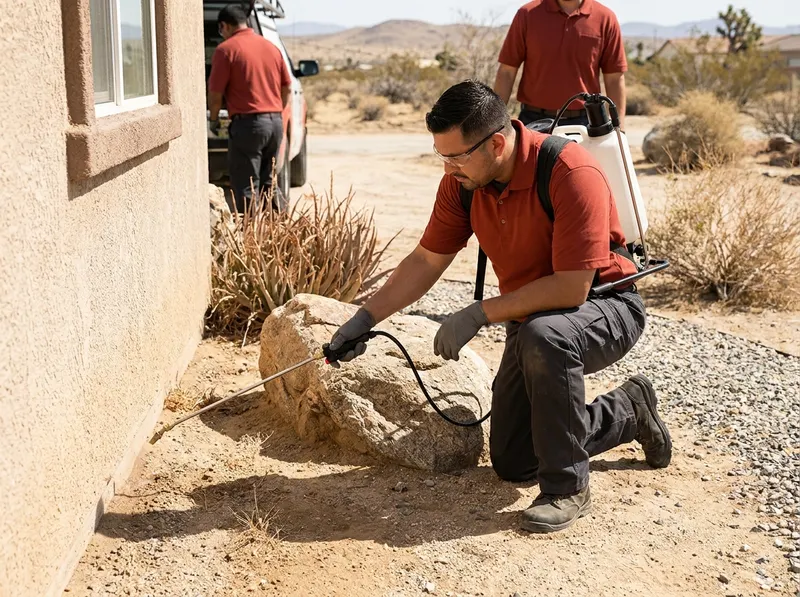Spider & Desert Scorpion Perimeter Defense in Hemet, CA